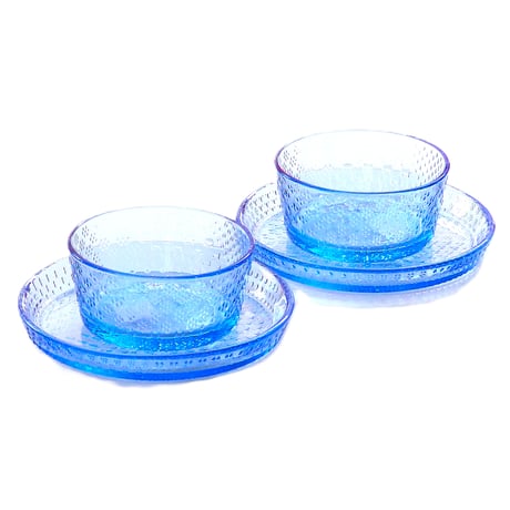 ブランドロゴ入りボックス付属　イッタラ iittala ツンドラTundra ボウル・プレート　ペアセット　アクア【北欧ブランド食器】【御結婚御祝・新築・還暦・御礼・ギフト包装可能】