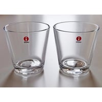 iittala (イッタラ）　カルティオタンブラー　ペア　クリア【御結婚御祝・内祝・新築御祝・還暦御祝・御礼・寿・ギフト包装可能】