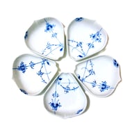 ロイヤルコペンハーゲンROYAL  COPENHAGEN  ブルーパルメッテ  ペタルディッシュ  5枚セット【御結婚御祝・内祝・新築御祝・還暦御祝・御礼・寿・ギフト包装可能】