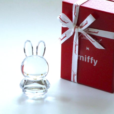 バカラ Baccarat クリスタルフィギュア ミッフィー Miffy  20k Gold 置物 2815127【御結婚御祝・内祝・新築御祝・還暦御祝・御礼・寿・各種ギフト包装可能】