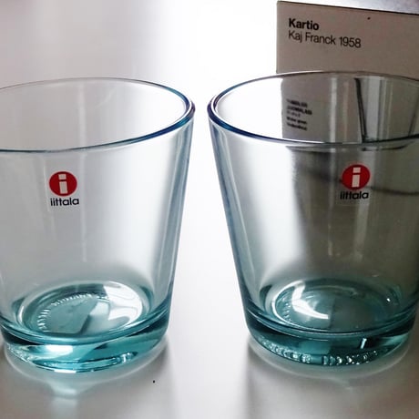 iittala (イッタラ）　カルティオタンブラーペア　ウォーターグリーン【御結婚御祝・内祝・新築御祝・還暦御祝・御礼・寿・ギフト包装可能】