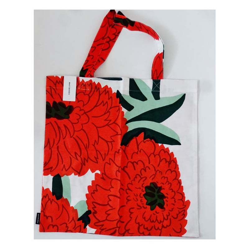 マリメッコmarimekko プリマヴェーラオレンジ トートバッグ４４×４３