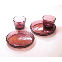 ブランドロゴ入りボックス付属　イッタラ iittala ツンドラTundra タンブラーグラス・プレート　ペアセット　カルーナ【北欧ブランド食器】【御結婚御祝・新築・還暦・御礼・ギフト包装可能】