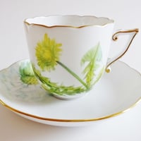 ヘレンド　ＰＬＡＭ　コーヒーカップ＆ソーサー
