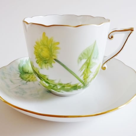 ヘレンド　ＰＬＡＭ　コーヒーカップ＆ソーサー