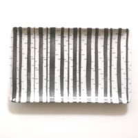 波佐見焼スカンジナビア Scandinavia 長角大皿 25cm×15.5cm シラカバ