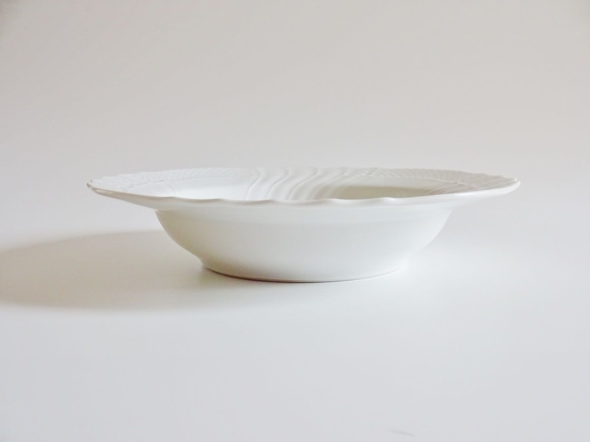 ジノリ　ベッキオホワイト　20スーププレート×2 リチャードジノリ ベッキオホワイト スーププレート20cm | 神戸