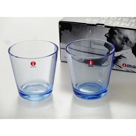 イッタラ iittala 　カルティオ　タンブラーペア（アクア）【御結婚御祝・内祝・新築御祝・還暦御祝・御礼・寿・ギフト包装可能】
