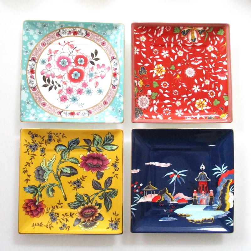 未使用　ウエッジウッド　ワンダーラスト　スクエアプレート ウェッジウッド ワンダーラスト スクエアプレート未使用