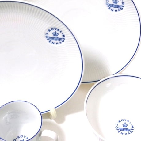 ロイヤルコペンハーゲンROYAL COPENHAGEN　ブルーラインblueline ディナーセット　6ピース【ブランド食器】【御結婚御祝・内祝・新築御祝・還暦御祝・御礼・寿・ギフト包装可能】