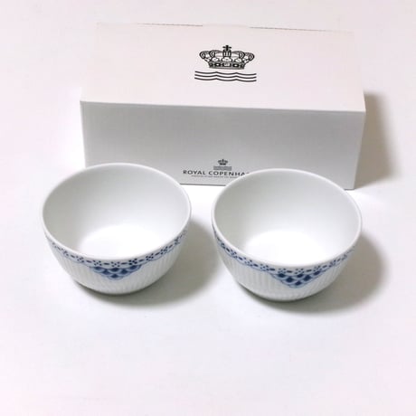 ロイヤルコペンハーゲンROYAL COPENHAGEN プリンセスブルー　ボウルペア104939【小鉢　ボウル】【ブランド食器】【御結婚御祝・内祝・新築御祝・還暦御祝・御礼・寿・ギフト包装可能】