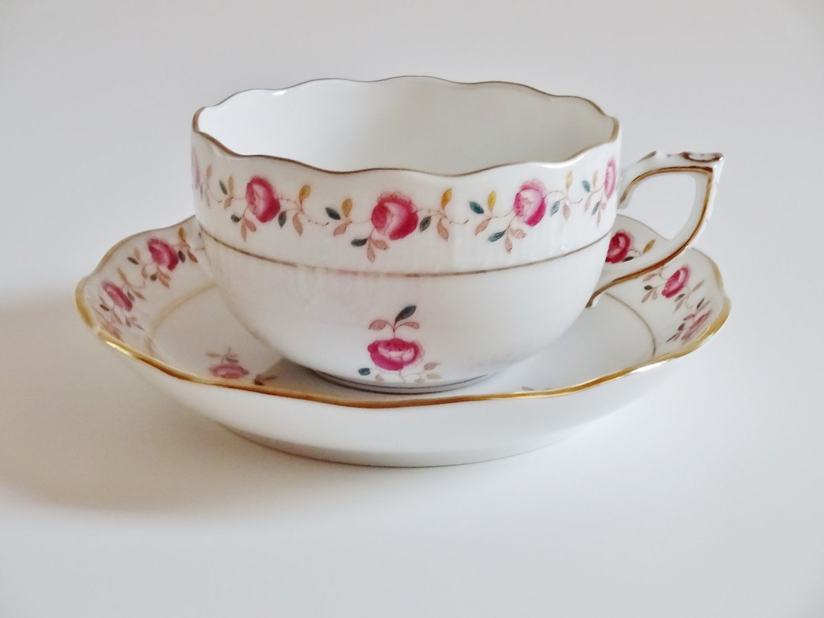ヘレンド ローズガーランド ティーカップ＆ソーサー | 神戸セレクト