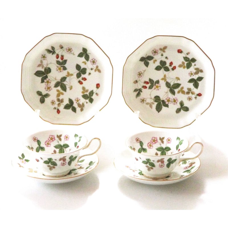 ウェッジウッドWEDGWOOD ワイルドストロベリー オクタゴナルディッシュ