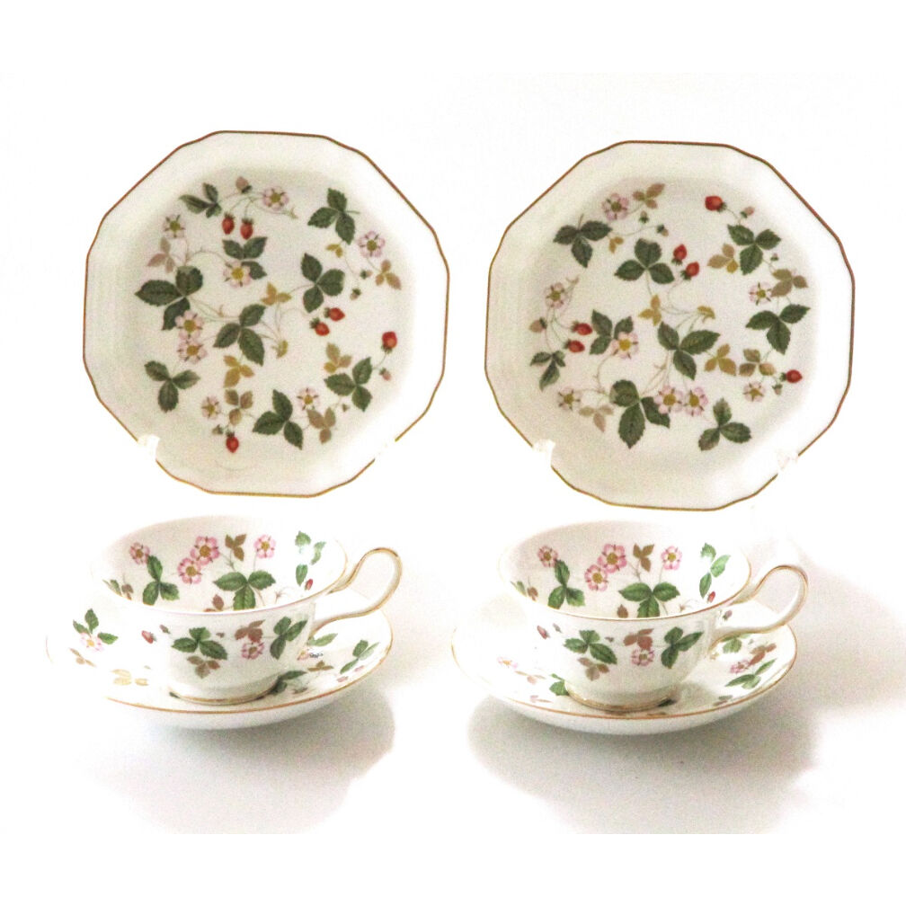 ウェッジウッドWEDGWOOD ワイルドストロベリー オクタゴナルディッシュ