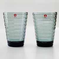iittala (イッタラ）　Aino Aalto（アイノアアルト）　タンブラー　ペア　グレー【御結婚御祝・内祝・新築御祝・還暦御祝・御礼・寿・ギフト包装可能】
