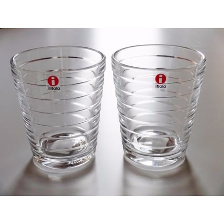 iittala (イッタラ）Aino Aalto（アイノアアルト）　ペアタンブラー　クリア【御結婚御祝・内祝・新築御祝・還暦御祝・御礼・寿・ギフト包装可能】