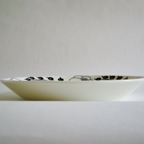アラビア　パラティッシブラック　プレート２１ｃｍ