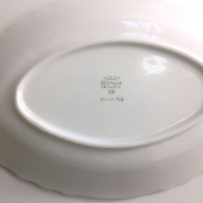 リチャードジノリRichard Ginori ベッキオホワイト オーバルボウル（L