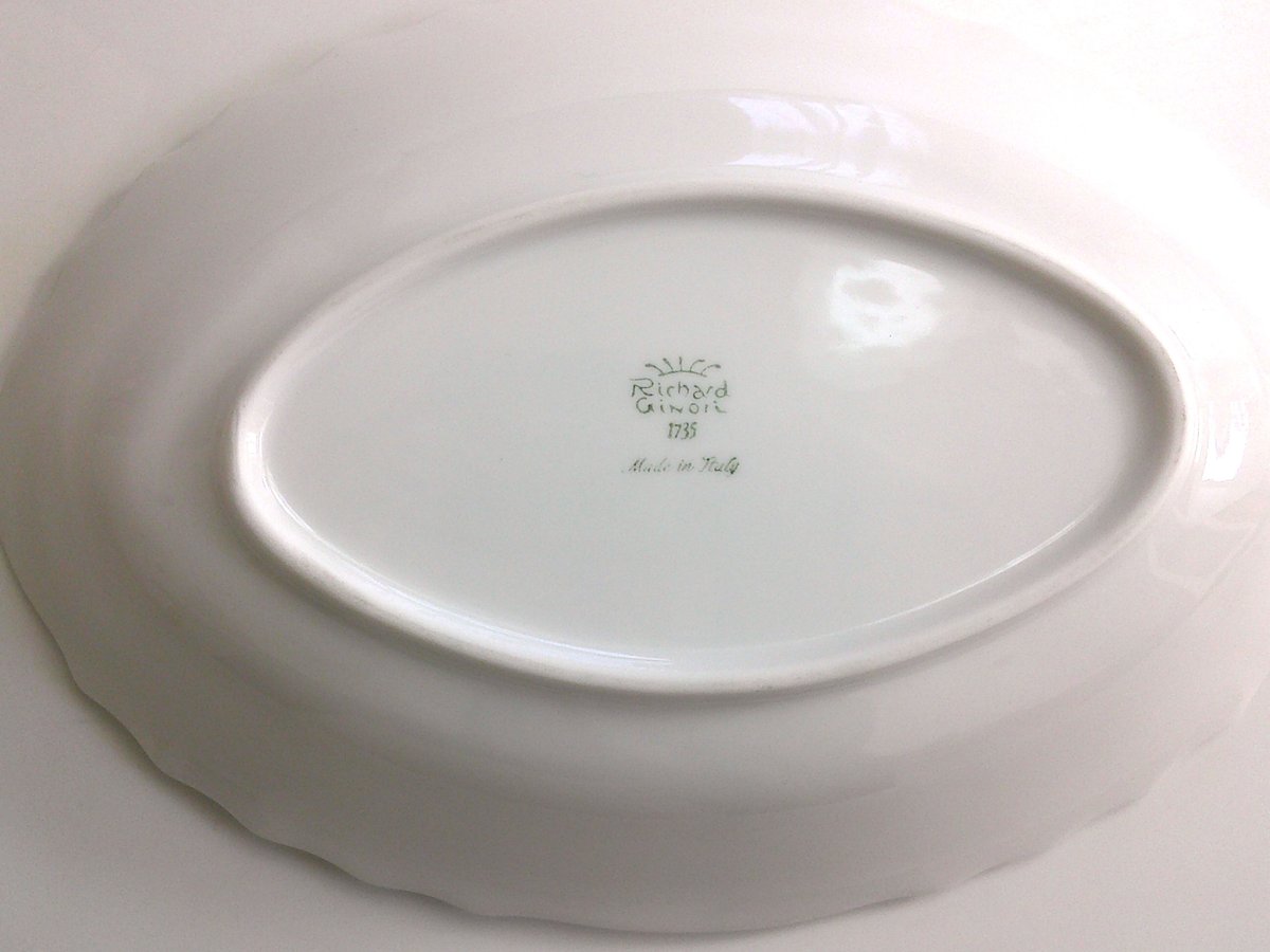 リチャードジノリRichard Ginori ベッキオホワイト オーバルボウル（L