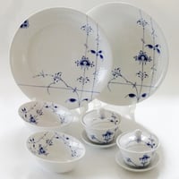 ロイヤルコペンハーゲン （ROYAL COPENHAGEN ）ブルーパルメッテ ２人用ダイニングセット【御結婚御祝・内祝・新築御祝・還暦御祝・御礼・寿・ギフト包装可能】
