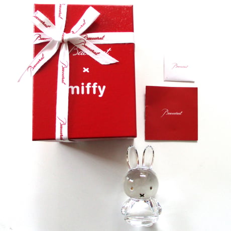 バカラ Baccarat クリスタルフィギュア ミッフィー Miffy  20k Gold 置物 2815127【御結婚御祝・内祝・新築御祝・還暦御祝・御礼・寿・各種ギフト包装可能】