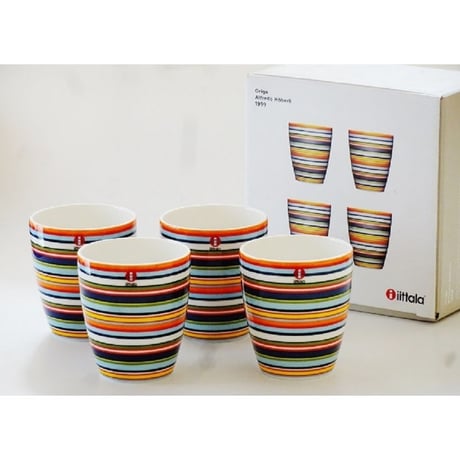 ｲｯﾀﾗiittala オﾘｺﾞ ﾏｸﾞ 250cc ｵﾚﾝｼﾞ 4pcs ｾｯﾄ 【御結婚御祝・内祝・新築御祝・還暦御祝・御礼・寿・ギフト包装可能】