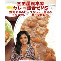 三田屋総本家 カレー詰合せ MS(黒毛和牛のビーフカレー・黒鶏のチキンカレー・ビーフカレー)