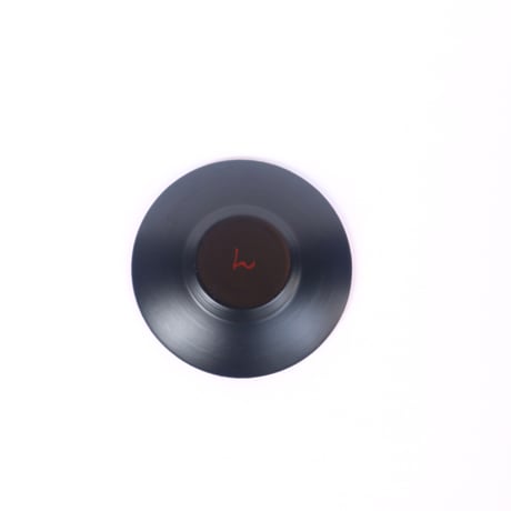漆器　「作家　大藏信一」　錫朱小皿