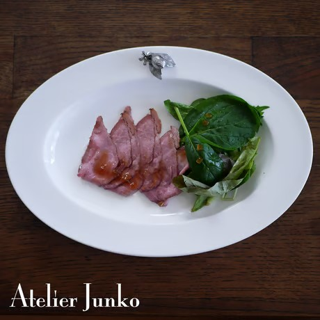 「Atelier Junko」デコレーション オーバルプレート