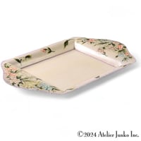 「Atelier Junko」トレー  メタル　レクタングラ　ジャルダン　オフホワイト