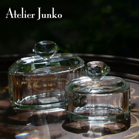 「Atelier Junko」オーバルケース　クリスタル