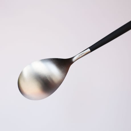 ●クチポール MIO 「ブラック×シルバー」テーブルスプーン