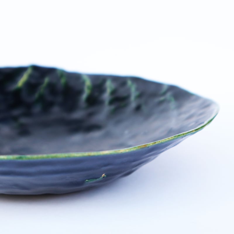 陶器「作家 奥田美恵子」手びねり織部鉢（No.51） | FURACOCO