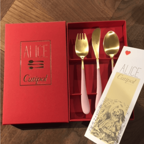 ●クチポールALICE「ピンク×ゴールド」３本セット