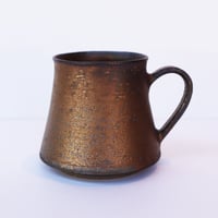 陶器「作家　水野幸一」銅彩釉マグカップ（小）