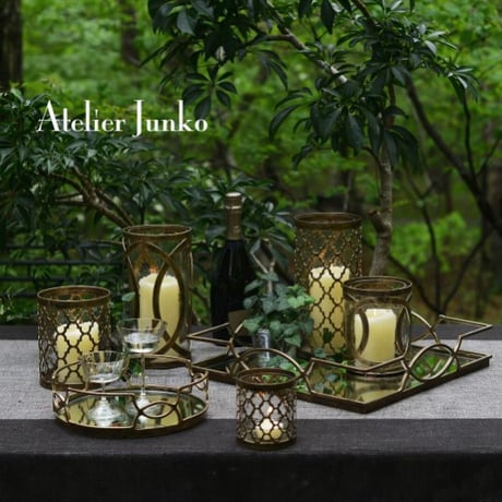 「Atelier Junko」 キャンドルホルダー　アラベスク　S