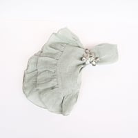 BORGO DELLE TOVAGLIE　リネンフリルナプキン　ice