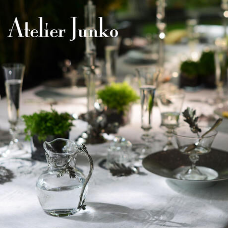 「Atelier Junko」グラスピッチャー　ラウンド　 エコン&オーク