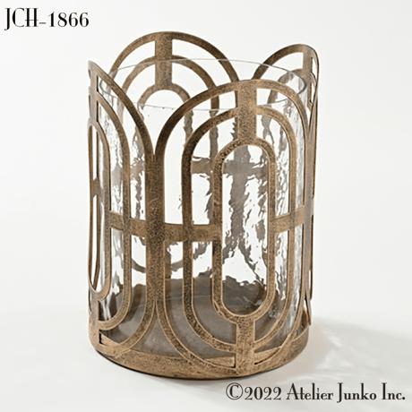 「Atelier Junko」 キャンドルホルダー　オーバルリンク