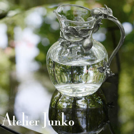 「Atelier Junko」グラスピッチャー　ラウンド　 レモン