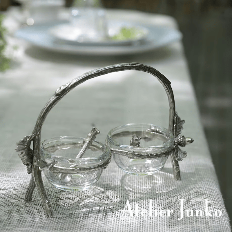 Atelier Junko」スパイスホルダー＆スプーン ツーグラス エコン