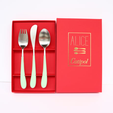 ●クチポールALICE「セラドン×シルバー」3本セット