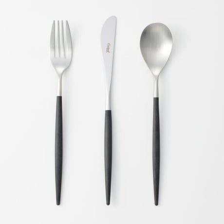 ●クチポール MIO 「ブラック×シルバー」テーブルスプーン