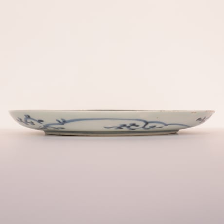 古伊万里染付６寸皿　（江戸中期）
