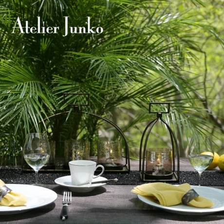 「Atelier Junko」 キャンドルホルダー　スリーグラス　マルチホルダー