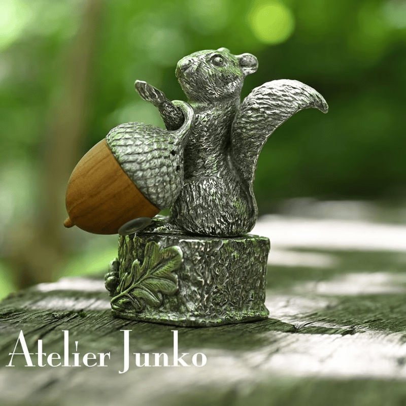 アトリエジュンコatelierJunkoりすのピック ピックセット リス＆エコンツリー Cocktail pick set Squirrel