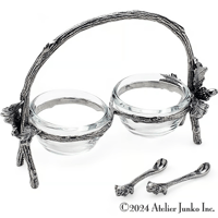 「Atelier Junko」スパイスホルダー＆スプーン　ツーグラス　エコン＆オーク