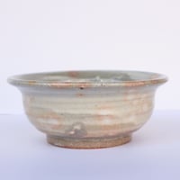 陶器「作家　奥田美恵子」取り鉢赤葉　大(No.2)