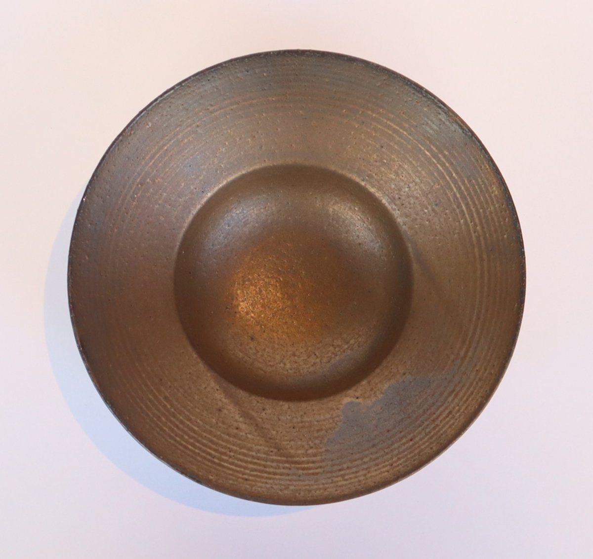 陶器「作家 水野幸一」銅彩釉 リム鉢 小 | FURACOCO