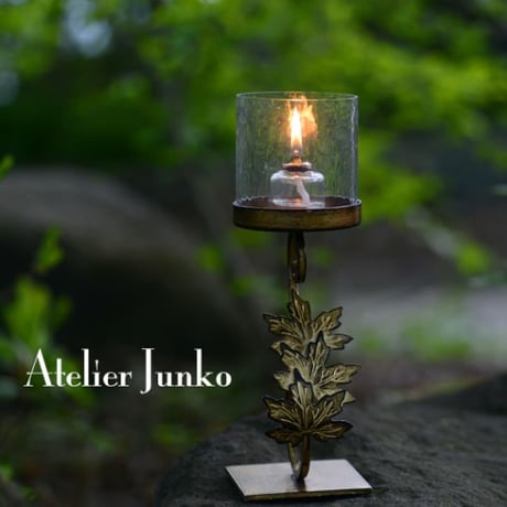 「Atelier Junko」 キャンドルスタンド　メープルリーフ